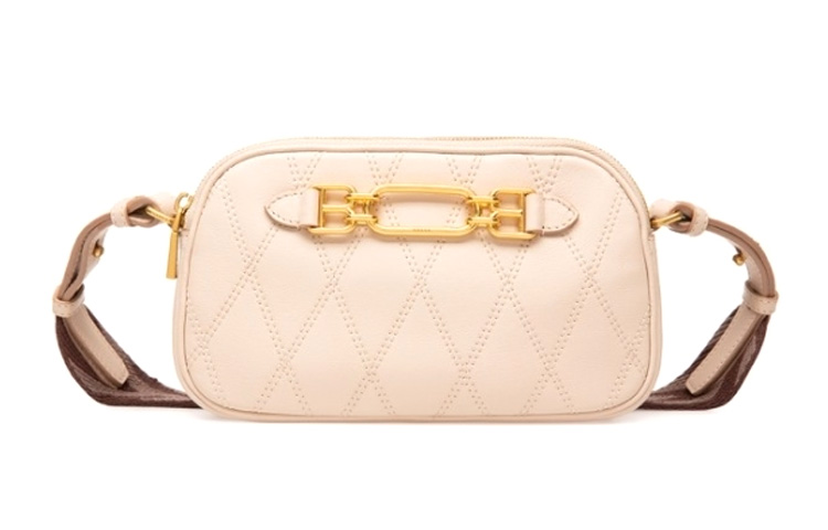 

Кожаная мини-сумка через плечо, кроссбоди женская розовая BALLY