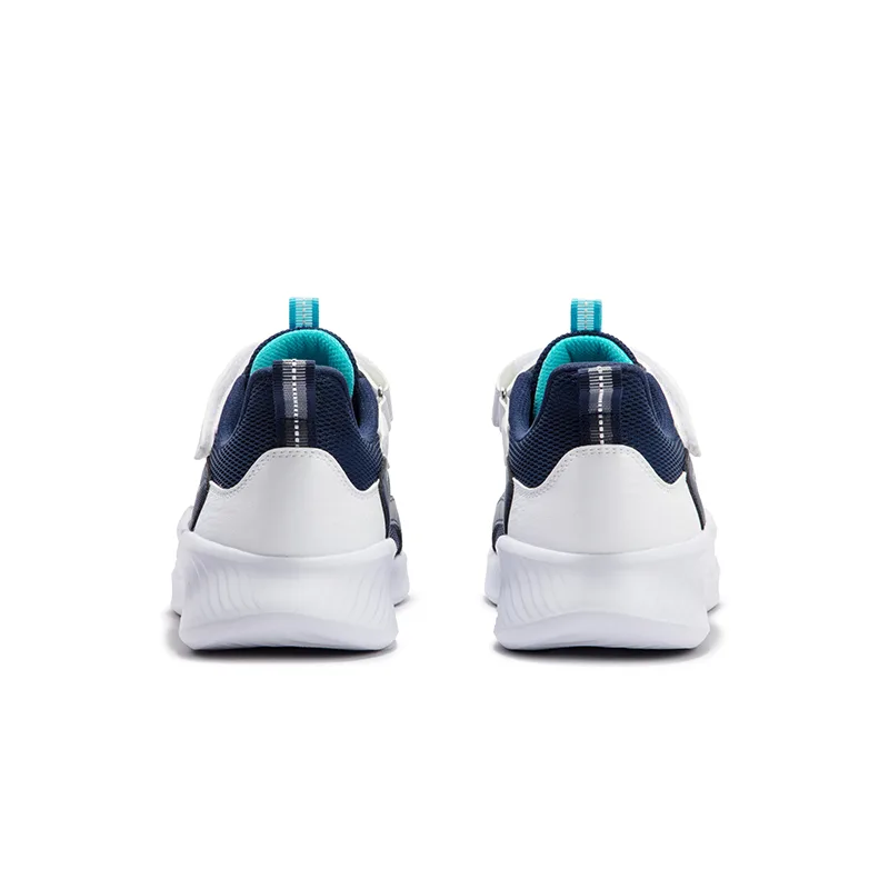 XTEP Низкие кроссовки для бега с противоскользящей подошвой dark blue/new white/smart blue детские — фото 4