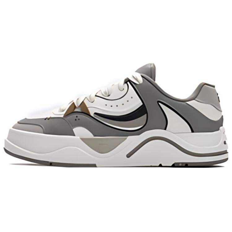 Кроссовки FILA FUSION 50-50 Skateboarding Shoes Men Low-top White/Gray, белый/серый — фото 3