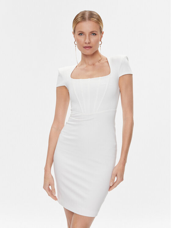 

Коктейльное платье узкого кроя Marciano Guess, белый