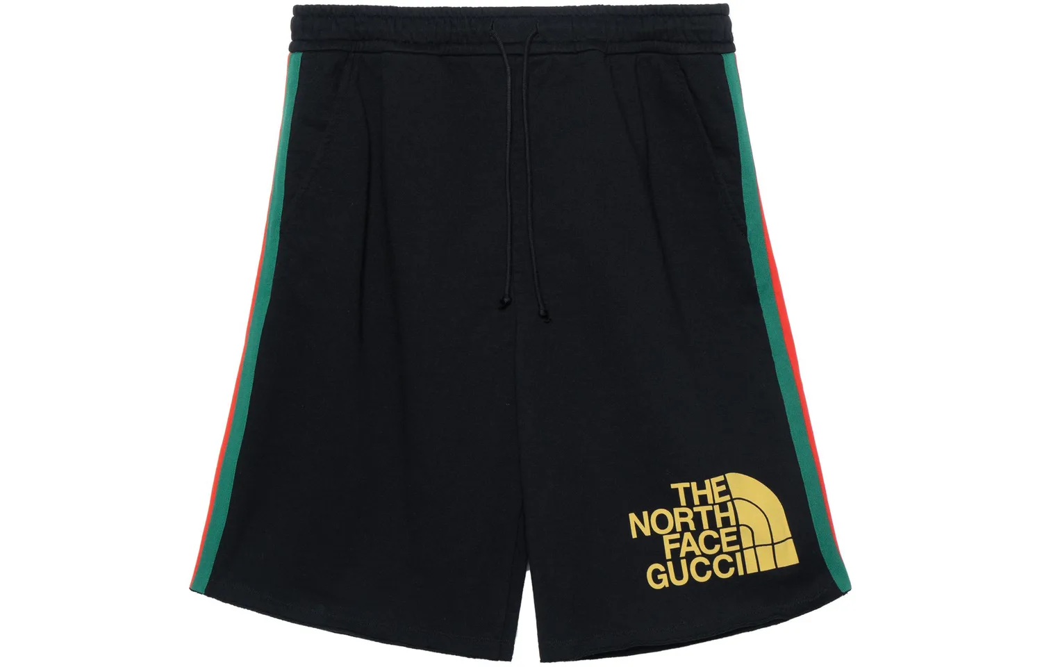 Шорты The North Face GUCCI из хлопка с принтом web, черные