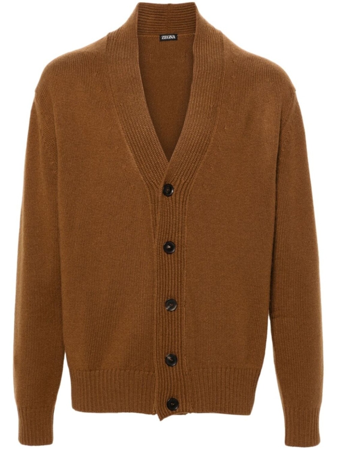 

Zegna кардиган рыбацкой вязки, коричневый