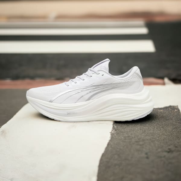 Мужские кроссовки для бега по шоссе Magmax Nitro Puma, белый — фото 4