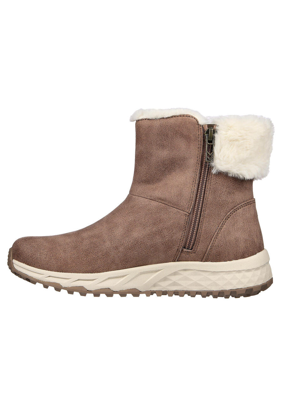 Женские ботинки Skechers Escape Plan - Cozy Collab 167413 TPE, серо-коричневые — фото 4