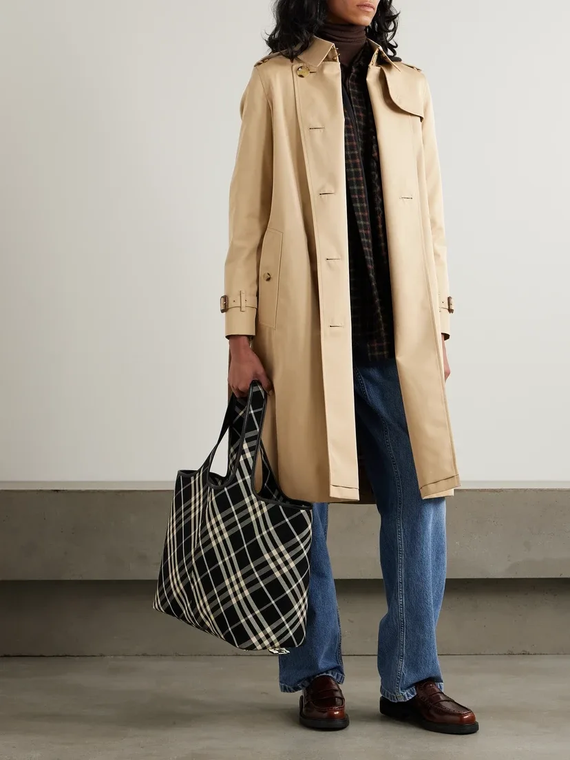 Тренчкот Burberry Кенсингтон, длинный, бежевый — фото 2