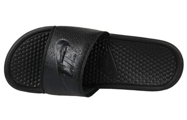 Тапочки benassi jdi slide 'triple black' Nike, черный — фото 2