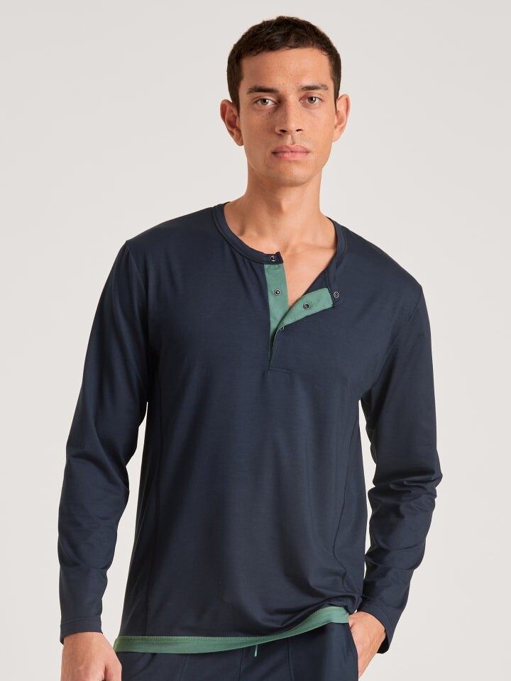 

Лонгслив Calida Shirt, цвет dark sapphire