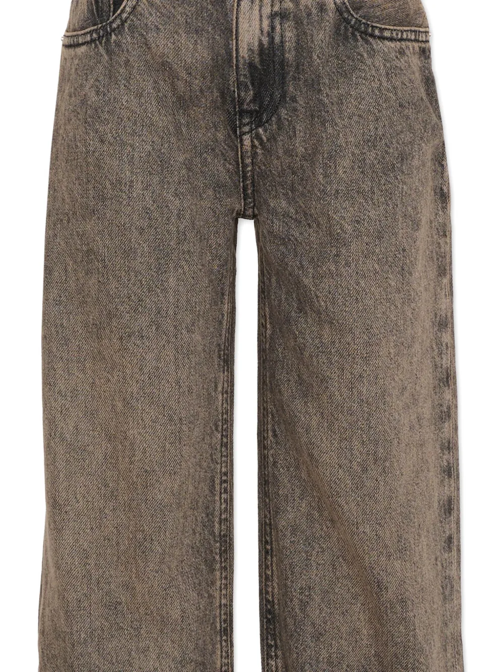 Джинсы с подкатанными манжетами Calvin Klein Kids, серый — фото 3