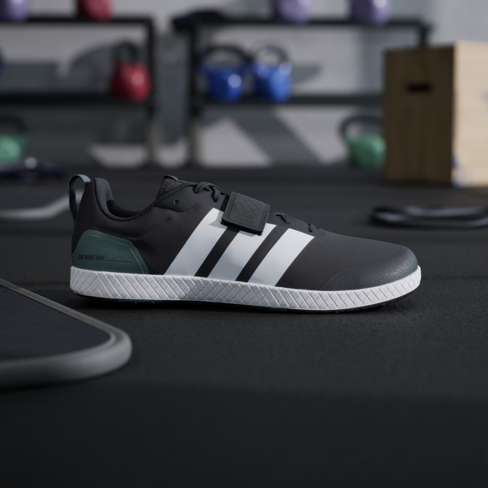 Кроссовки Adidas The Total Weightlifting Shoes, цвет Core Black/Core Black/Grey Six — фото 2