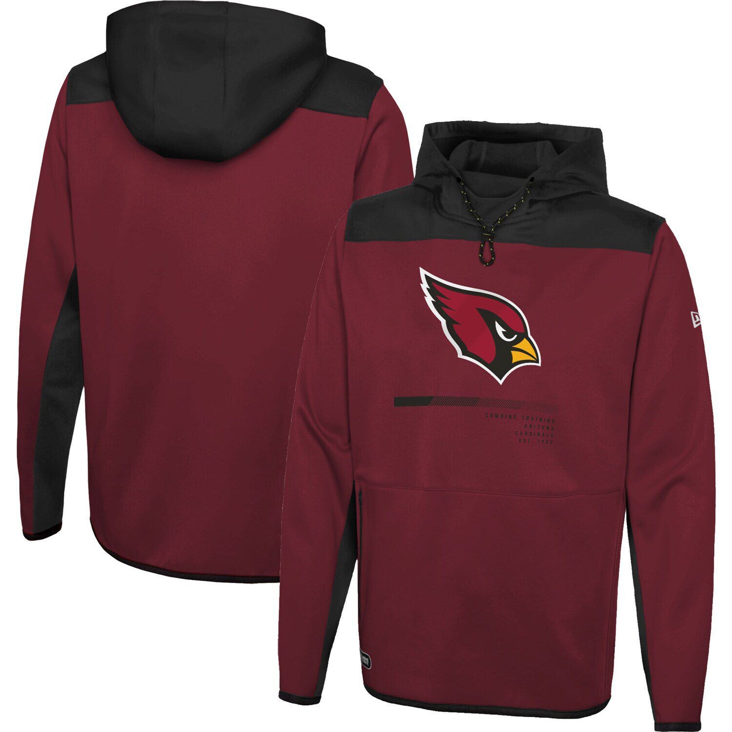 

Мужской пуловер с капюшоном Cardinal Arizona Cardinals Joint Authentic Hard Hitter New Era