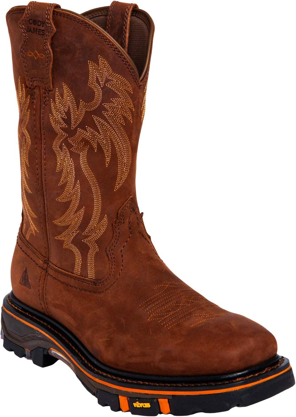 

Мужские рабочие ботинки Cody James 11" Decimator Western с мягким носком - Dbp-0-A, коричневый