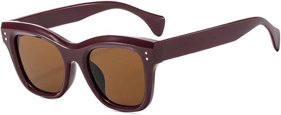 

Солнцезащитные очки «кошачий глаз» для женщин, овальные очки, винтажные эллиптические очки, женские солнцезащитные очки, очки с защитой от УФ-излучения UV400 HHZZYVY, Wine Red