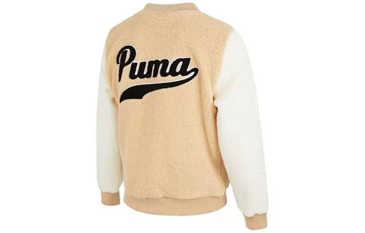 Мужская бархатная куртка Puma, цвет Beige — фото 2