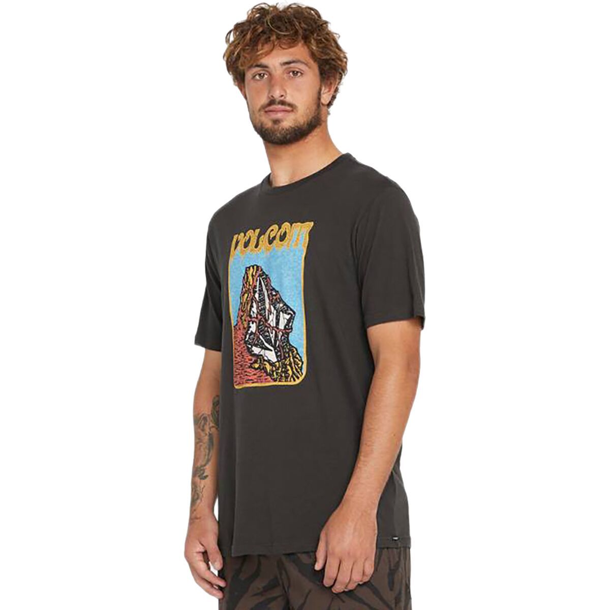

Футболка с коротким рукавом Fty submerged 2023 Volcom, черный
