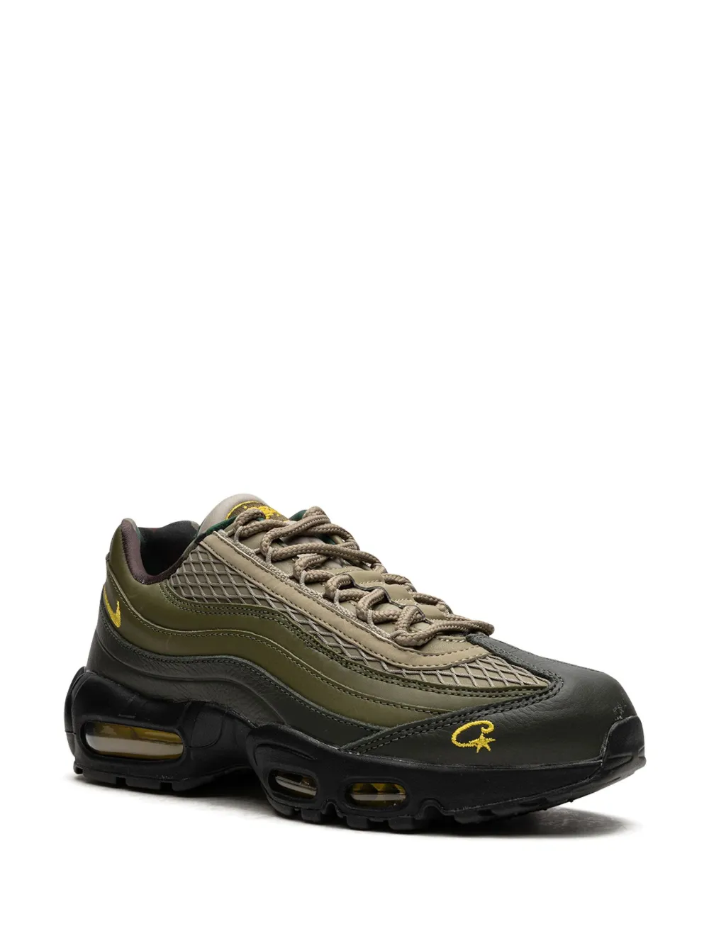 Кроссовки x Corteiz Air Max 95 SP Rules the World Nike, зеленый — фото 2