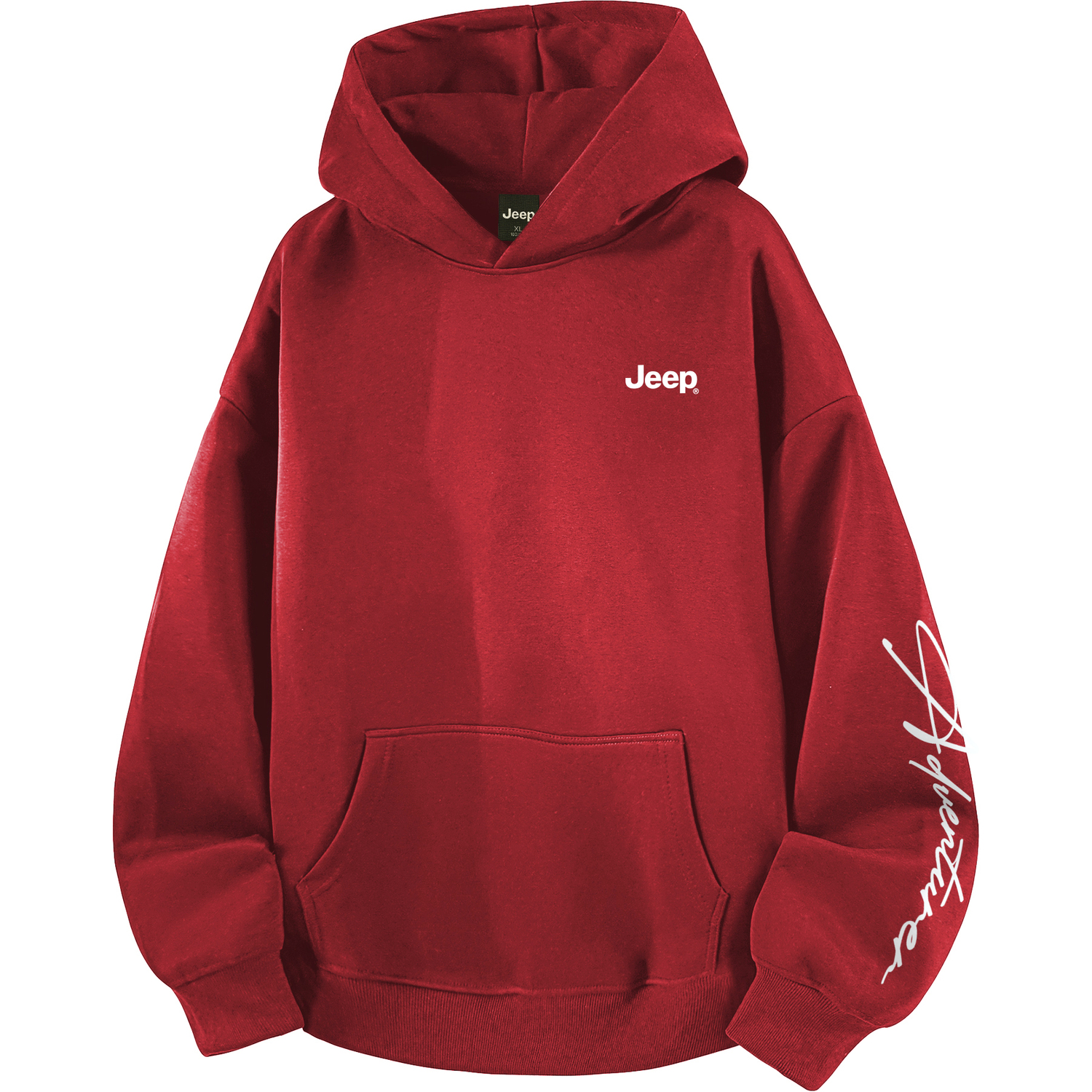 

Свитшот Wrangler Unisex Jeep, burgundy (fleece-lined)