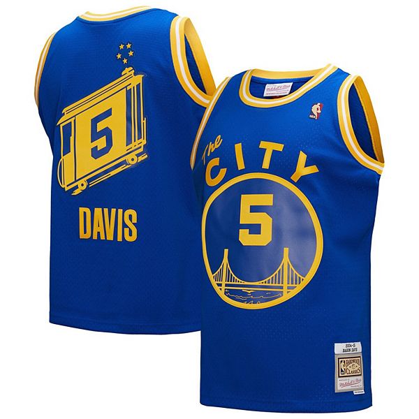 

Мужская футболка Baron Davis Golden State Warriors Hardwood Classics 2004/05 Swingman Mitchell & Ness