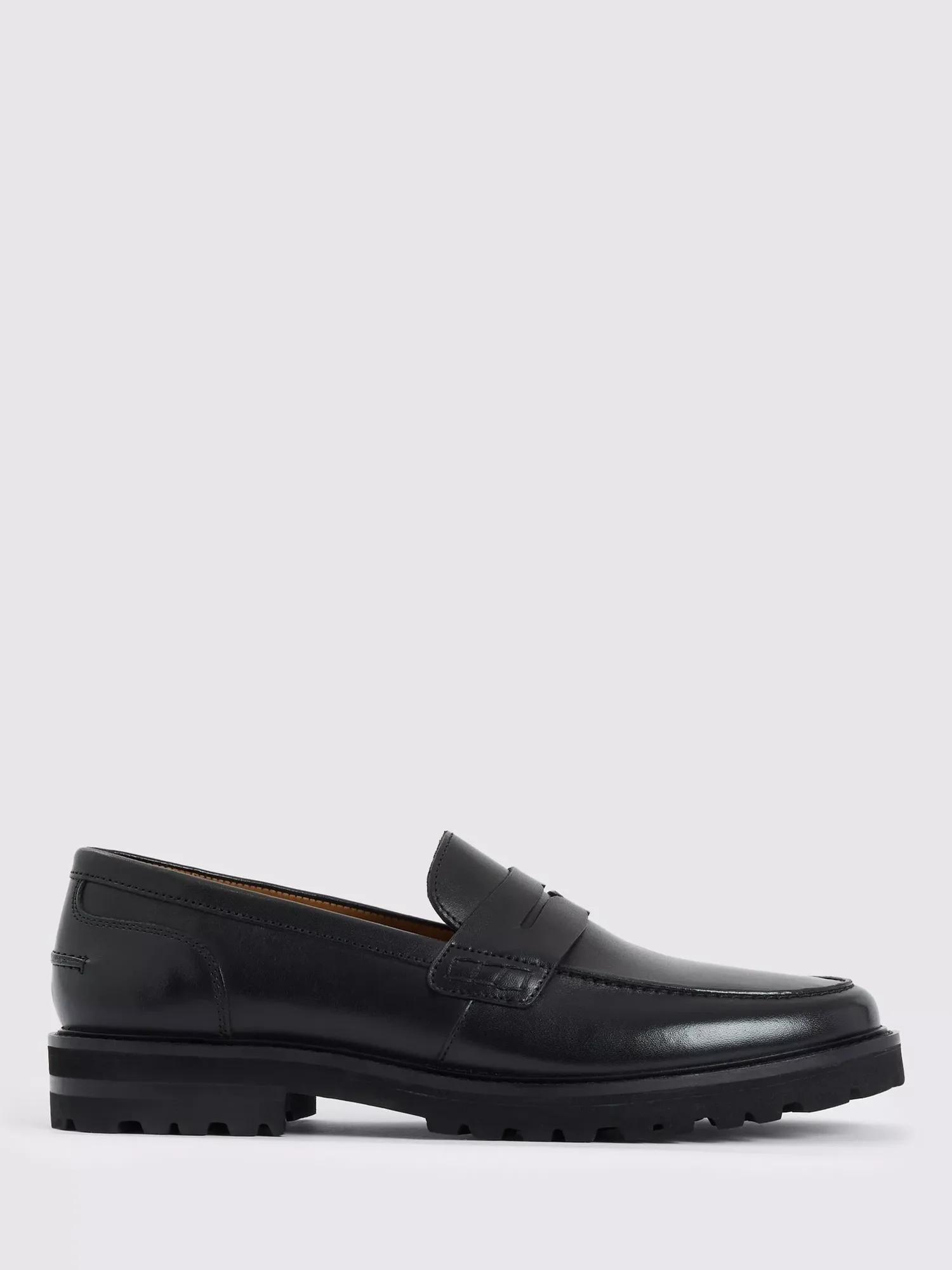 Массивные кожаные лоферы Camden Moss, Black