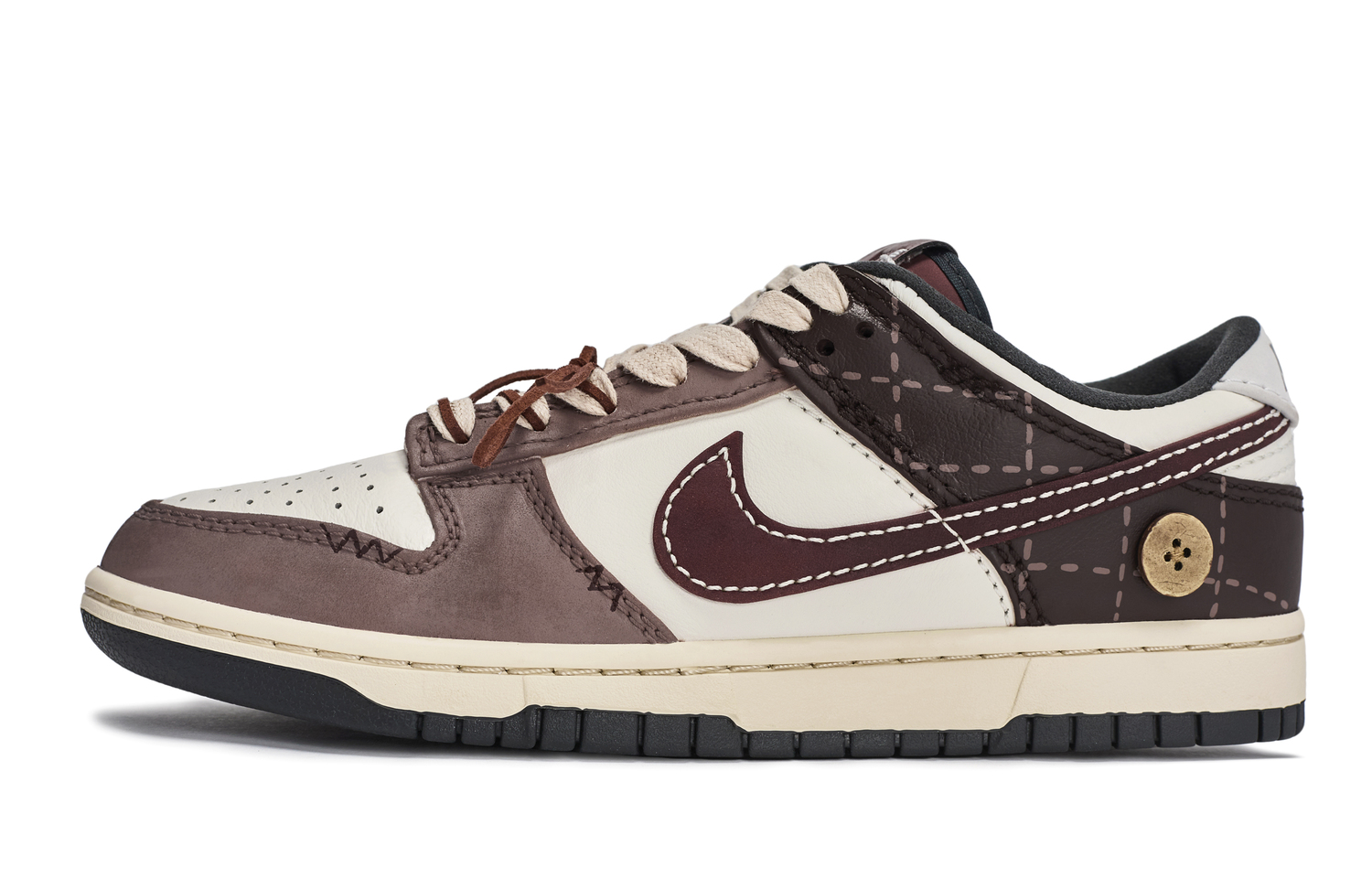 

Nike Dunk REGO Hot Dog, Ancora Plaid коврик с амортизацией Low top Skateboard Shoes мужские красный коричневый