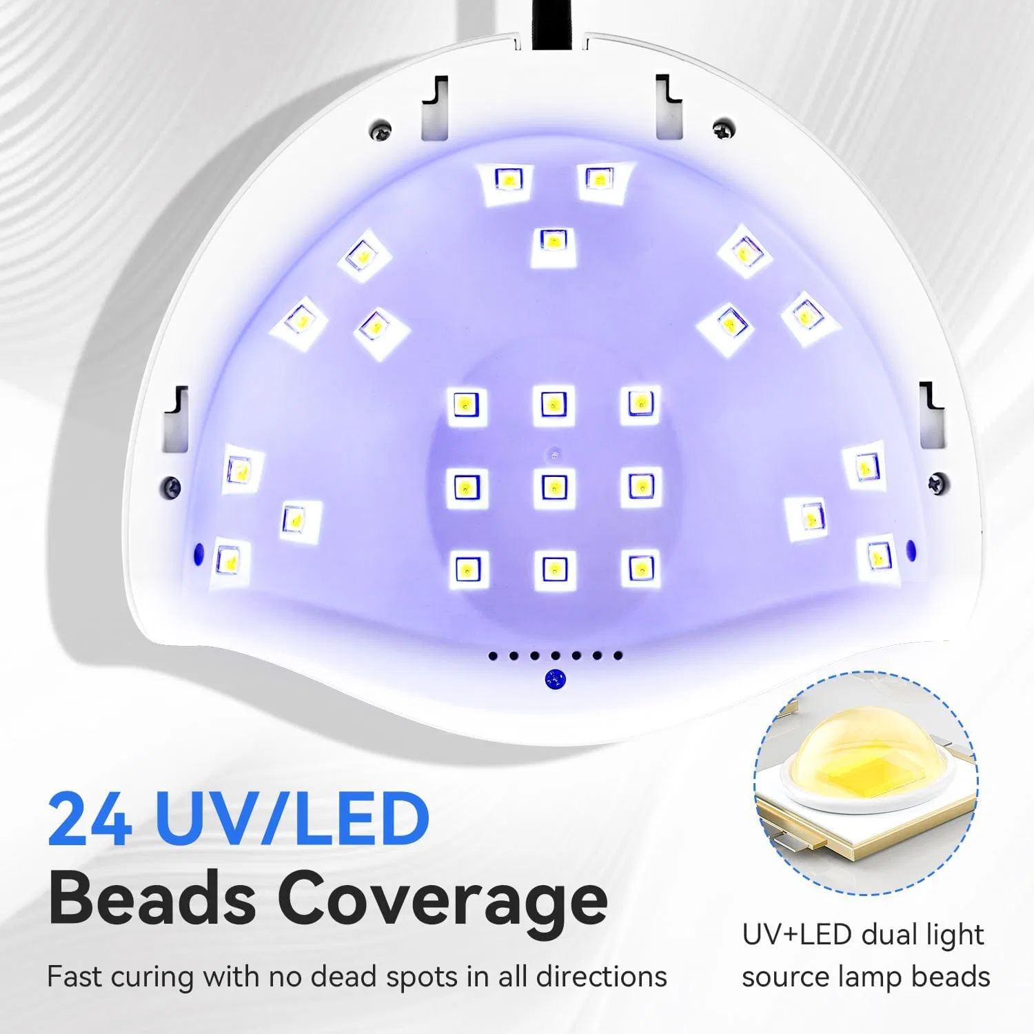 УФ/LED лампа для ногтей JODSONE с автоматическим сенсором Jodsone, 2-White — фото 4
