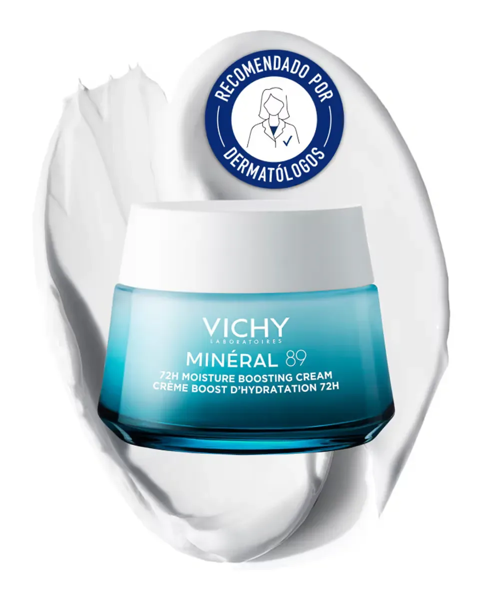 Крем для лица Vichy — Минераль 89 Увлажняющий Легкий 72Ч С Гиалуроновой Кислотой и Скваленом, 50 мл — фото 2