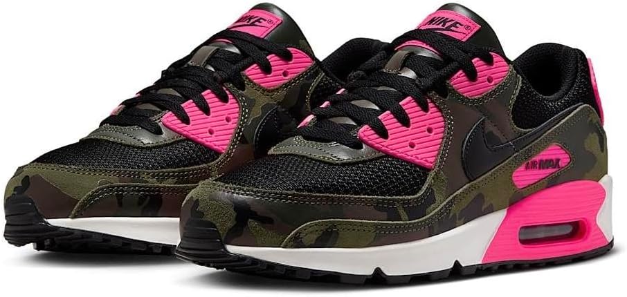 Мужские кроссовки Nike Air Max 90 Premium, Sequoia Black Hyper Pink — фото 2