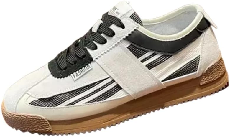 

Мужская спортивная обувь - удобная и дышащая, повседневные кеды, подходят для ежедневной носки Fusecottc, белый/черный