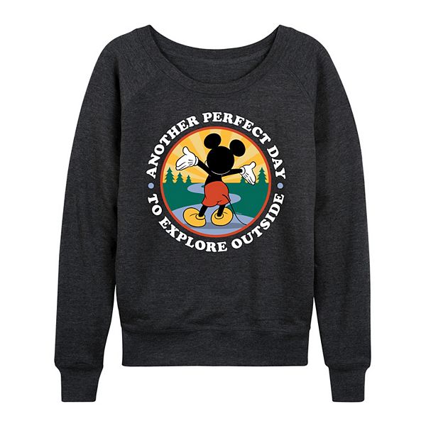 

Футболка с длинным рукавом French terry Plus size Mickey Mouse Perfect Day Explore Disney, Heather Charcoal, Черный, Футболка с длинным рукавом French terry Plus size Mickey Mouse Perfect Day Explore Disney, Heather Charcoal
