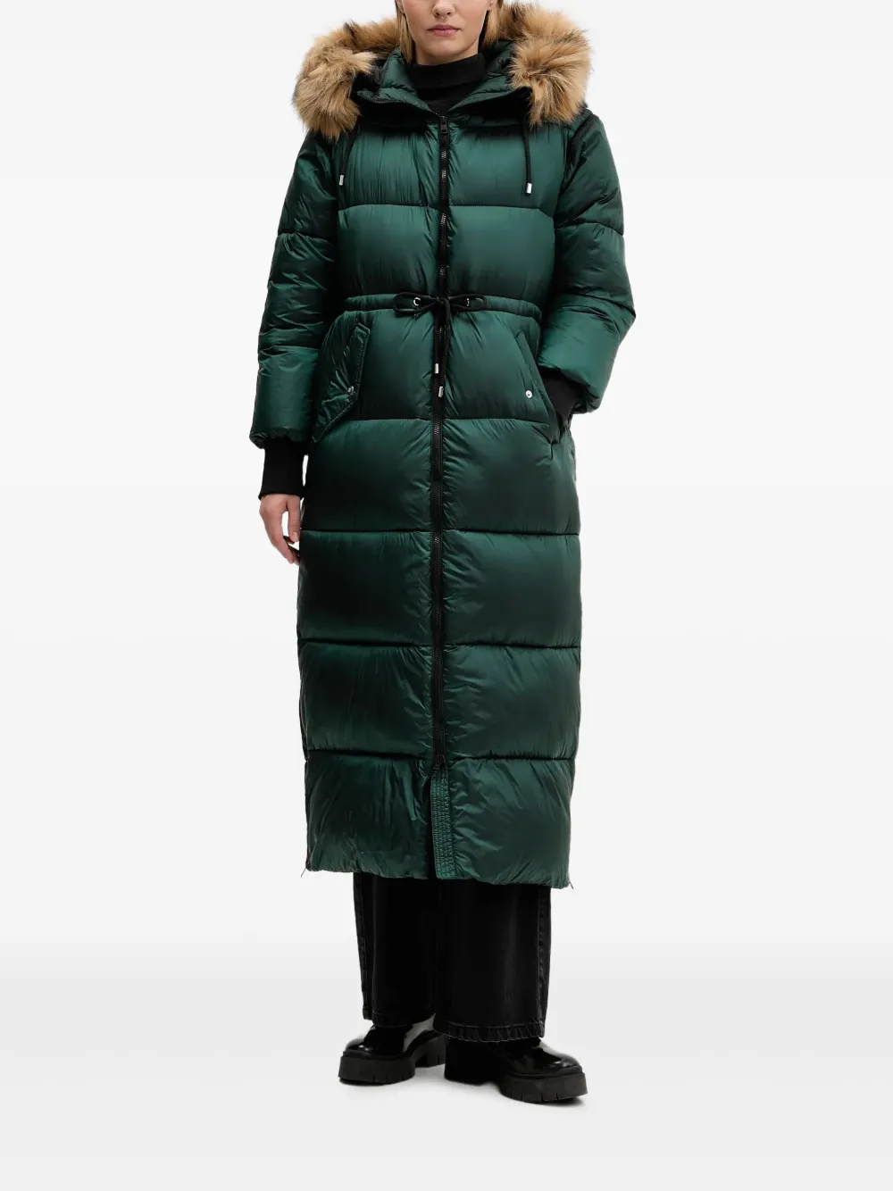 

Стеганое пальто Farrow Hugo, зеленый