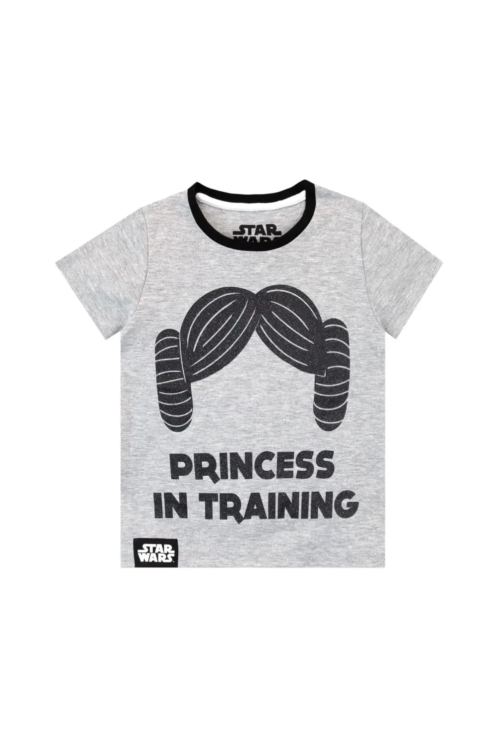 Пижама для девочек Princess in Training Star Wars, серый — фото 2