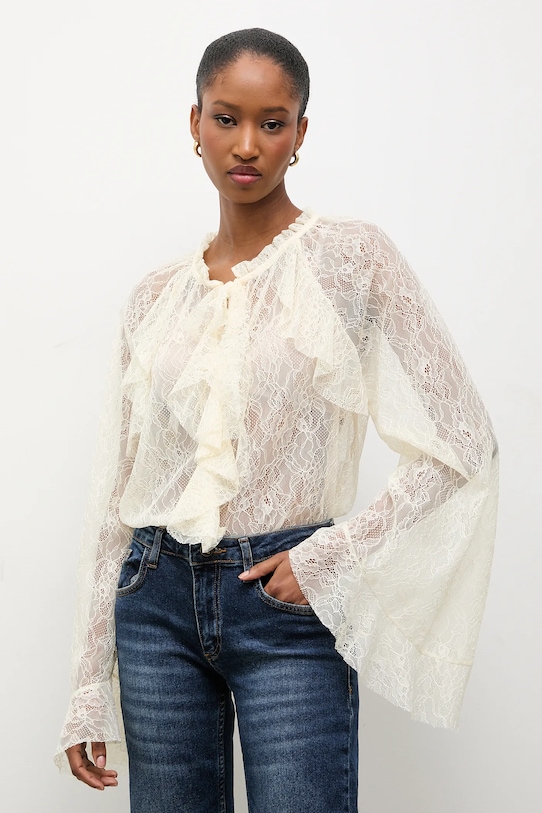 

Блуза Answear.LAB, бежевый