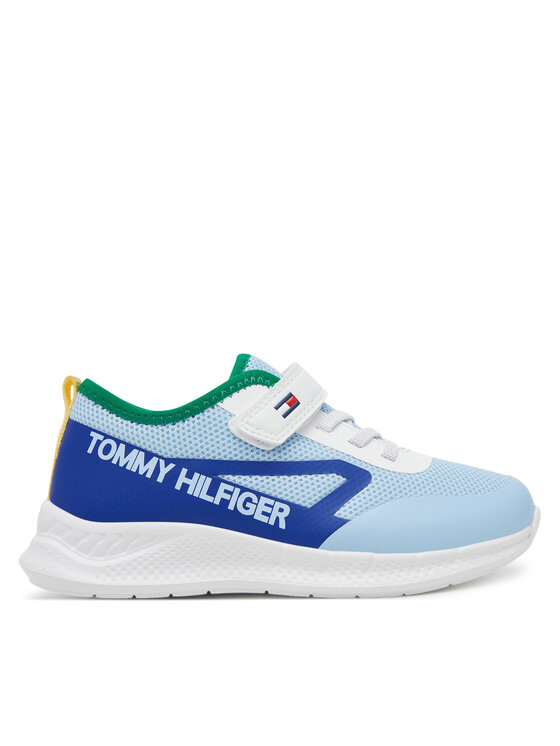 

Кроссовки Low Cut Lace-Up/Velcro Sneaker T1B9-33868-1756 S Tommy Hilfiger, голубой
