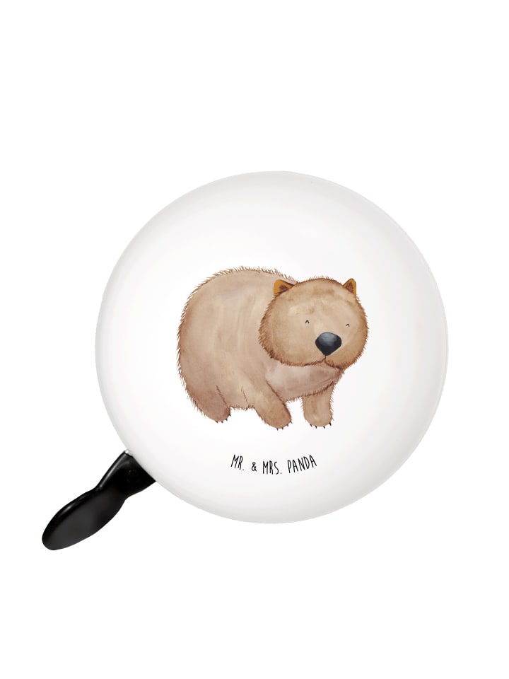 

Mr. & Mrs. Panda Велосипедный звонок в виде вомбата без надписи, белого цвета