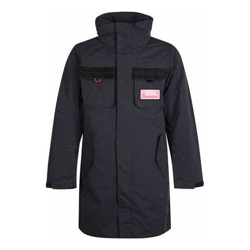 

Куртка men's hooded long black jacket Air Jordan, черный