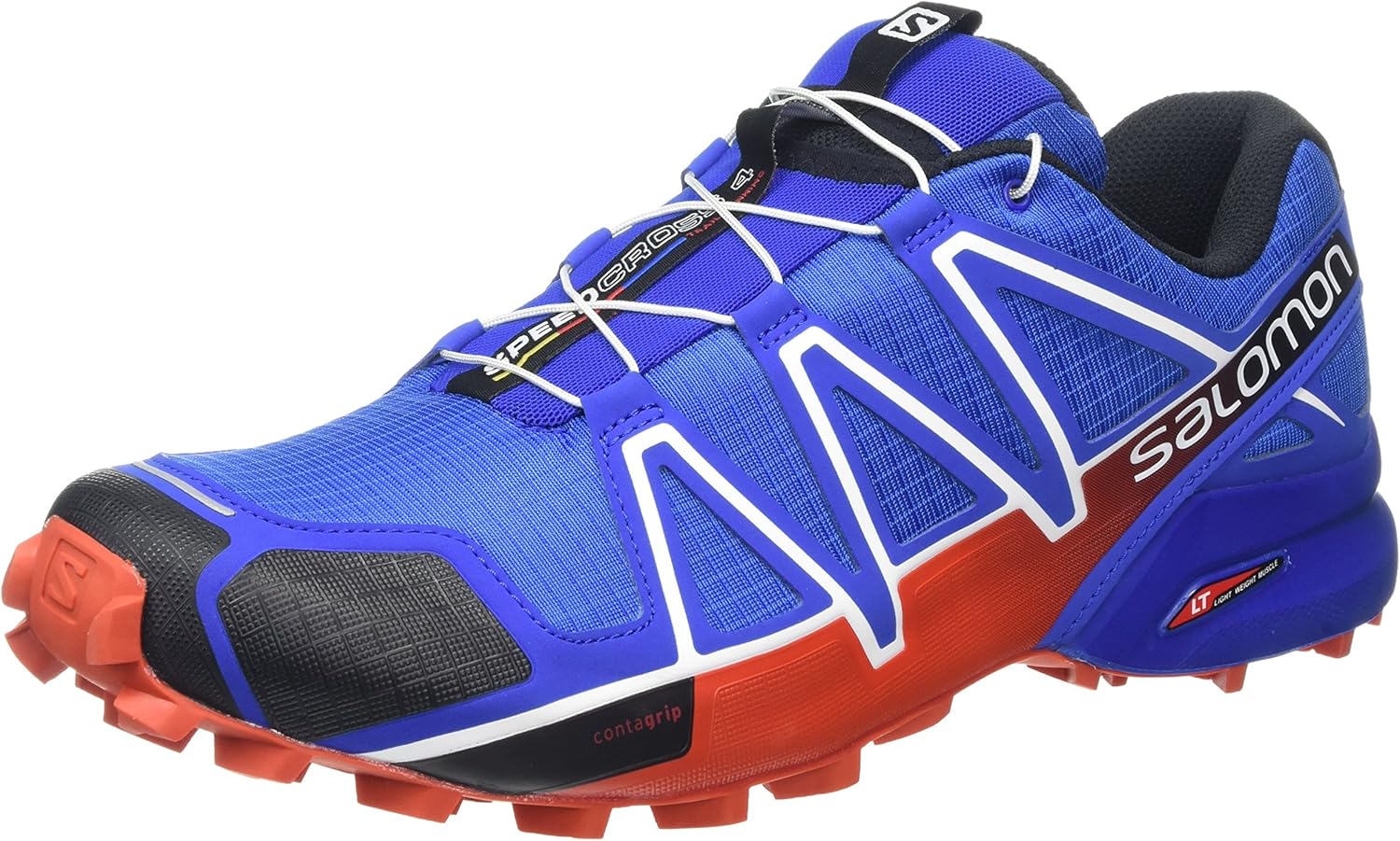 

Кроссовки для трейлраннинга Salomon Men's Speedcross 4, Blue Yonder/Black/Lava Orange