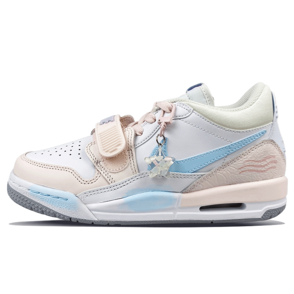 

Детские баскетбольные кроссовки Legacy 312 с амортизацией, износостойкие, низкие, для подростков Jordan, розовый