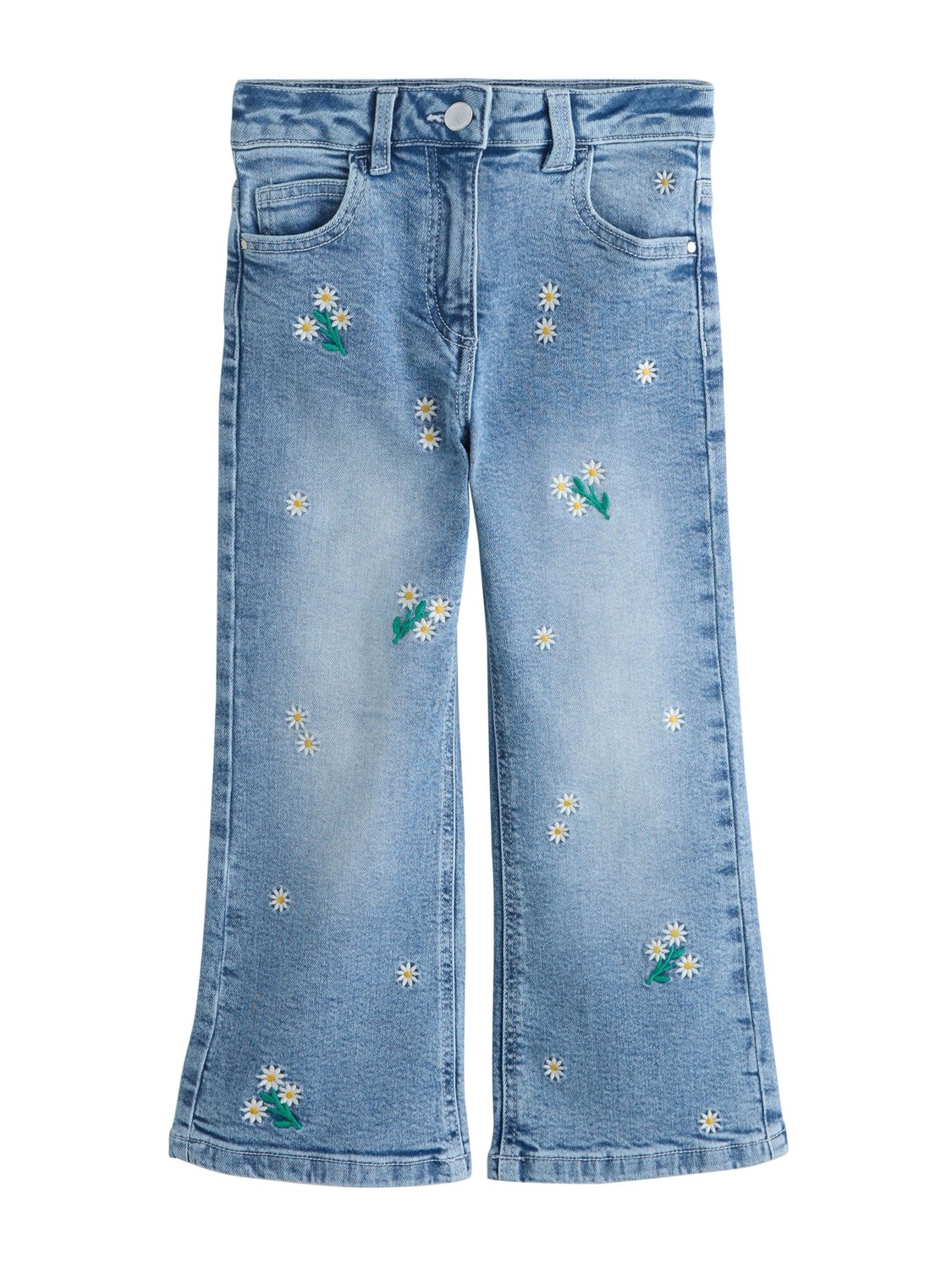 

Next Джинсы с широкими штанинами в светло-голубом цвете