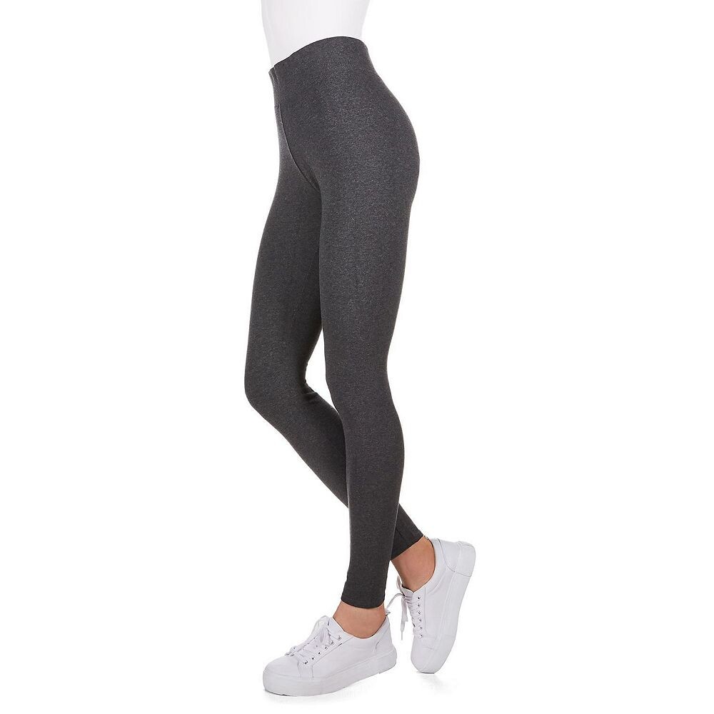 

Женские базовые брюки для йоги из смесового хлопка MeMoi, цвет Gray Heather