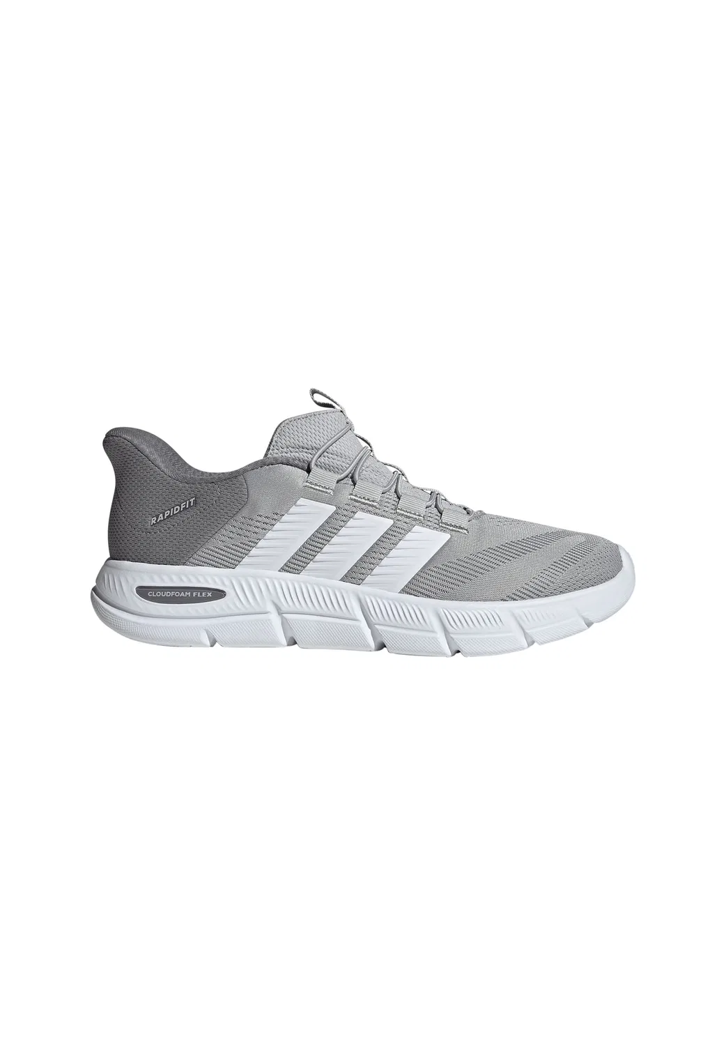 Кроссовки Cloudfoam Flex Rapidfit, Adidas, серый — фото 2