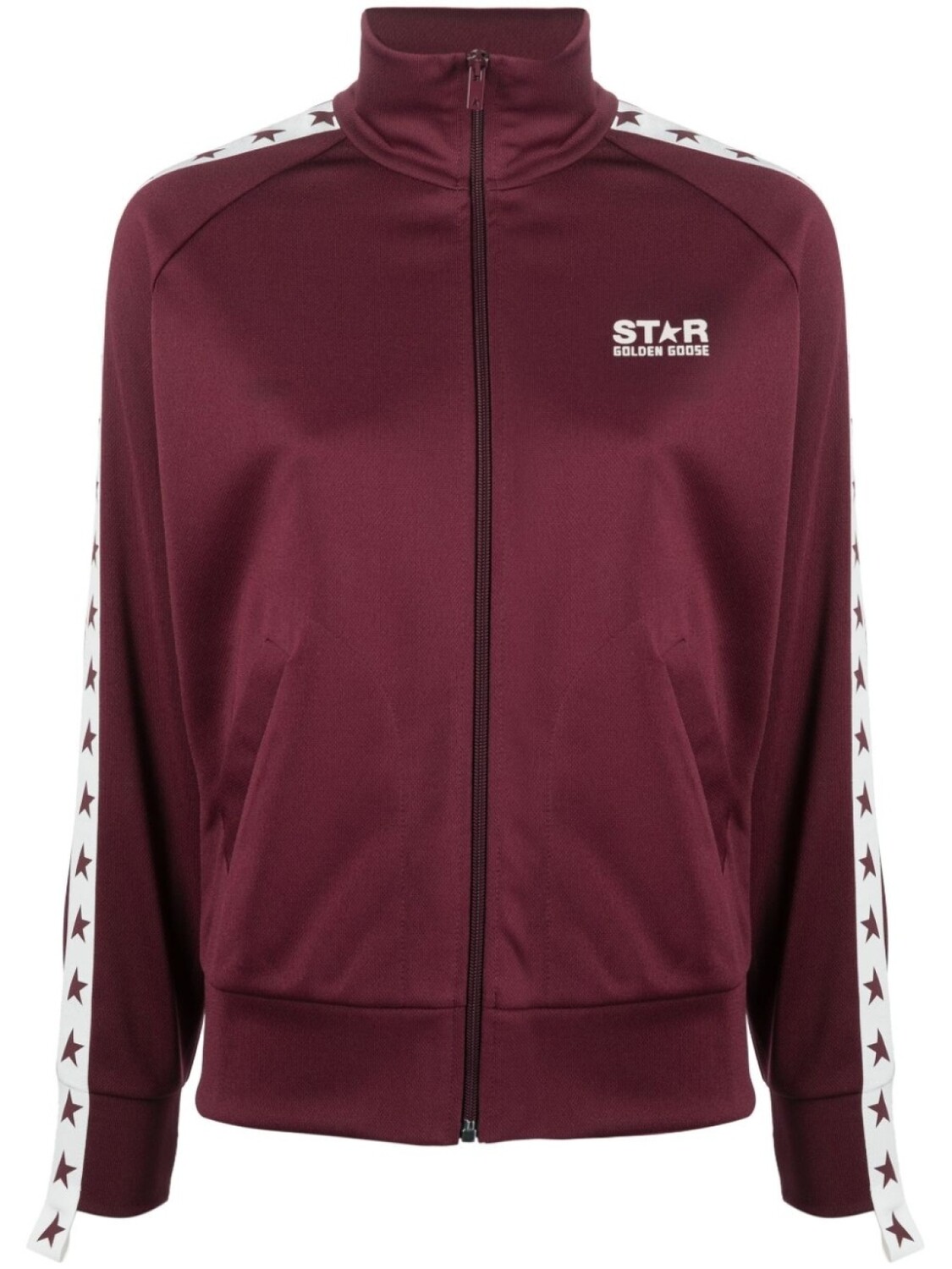 

Golden Goose куртка Denise на молнии с логотипом, красный