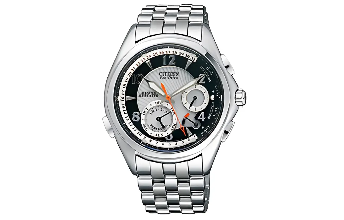 

CITIZEN Часы Solar Quartz Movement Stainless Steel Strap Watch Men's Watch Black Dial, Black