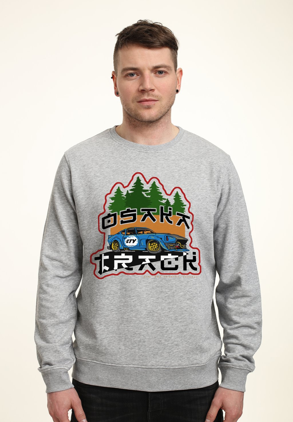 

Толстовка MATT KEELING OSAKA TRACK Henry Tiger, цвет Heather Grey
