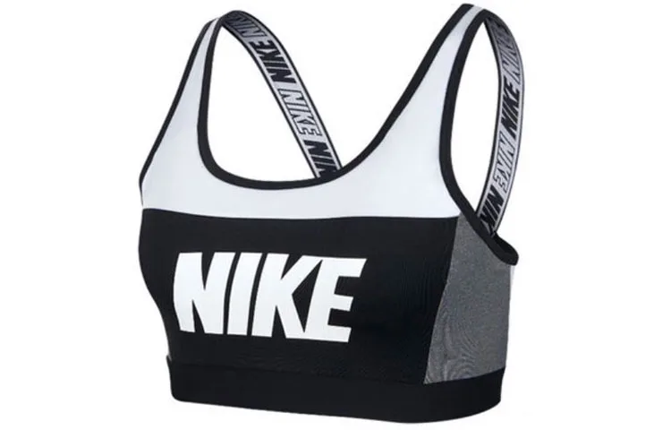 Nike Спортивное белье женское белое черное Moderate — фото 3