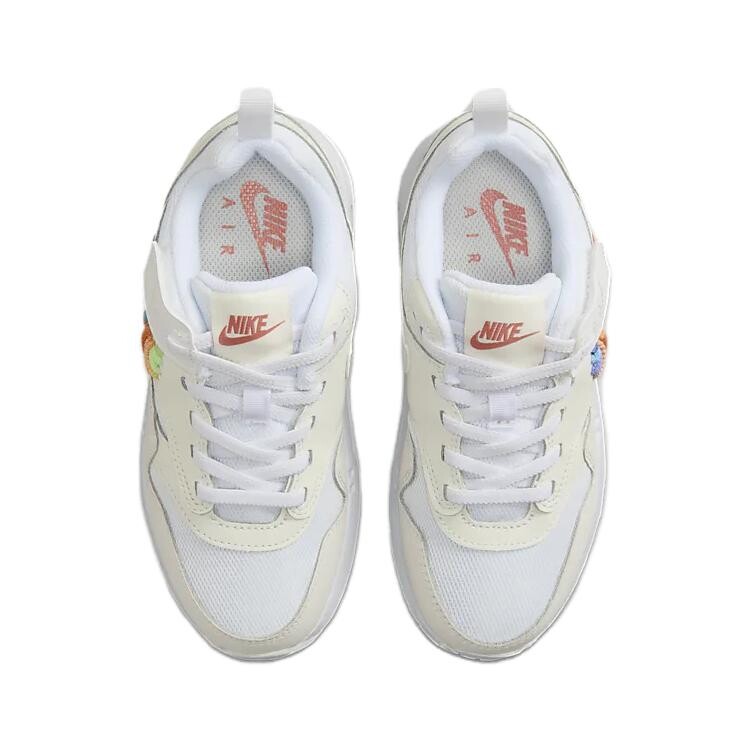 Кроссовки Nike Air Max 1 Kids Lifestyle PS, White/mountain white/earthy crimson/multicolored — фото 4