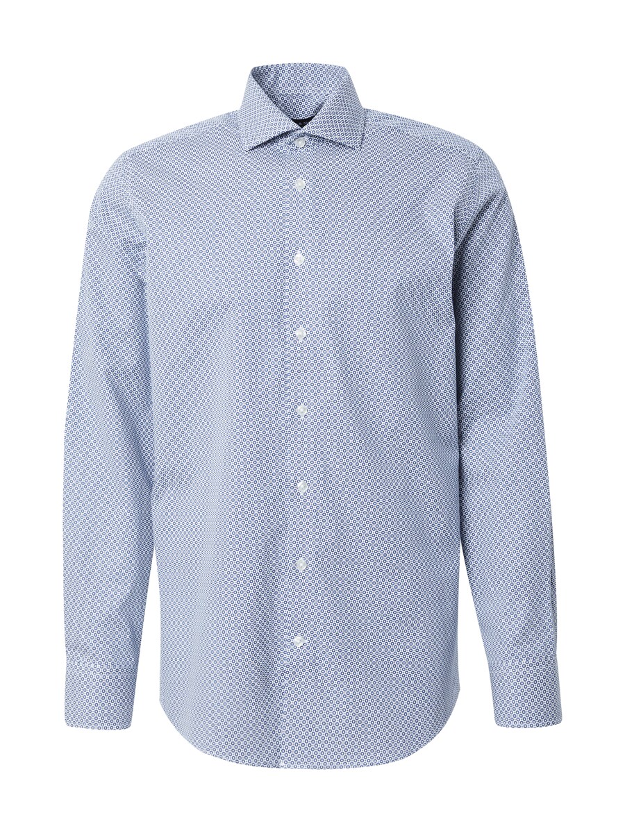 

Рубашка Slim Fit на пуговицах Bruun & Stengade Fils, сапфировый
