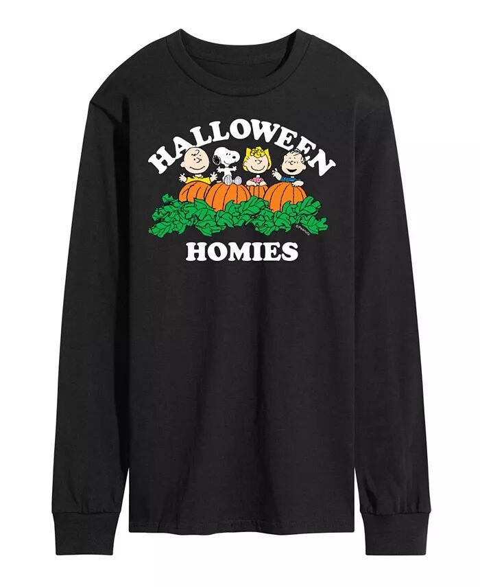 

Мужская футболка Peanuts Halloween Homies AIRWAVES, черный
