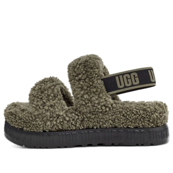 

Модные сандалии пух Ugg, зеленый