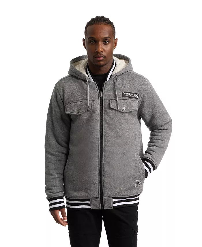 

Мужская ватная куртка Renown Sherpa Varsity Ecko Unltd, серый