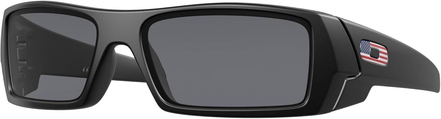 

Комплект солнцезащитных очков Oakley OO9014: модель OO 9014 GASCAN 11-192 Gascan матово-черного и серого цвета, а также универсальный противоскользящий силиконовый ремешок, Matte Black