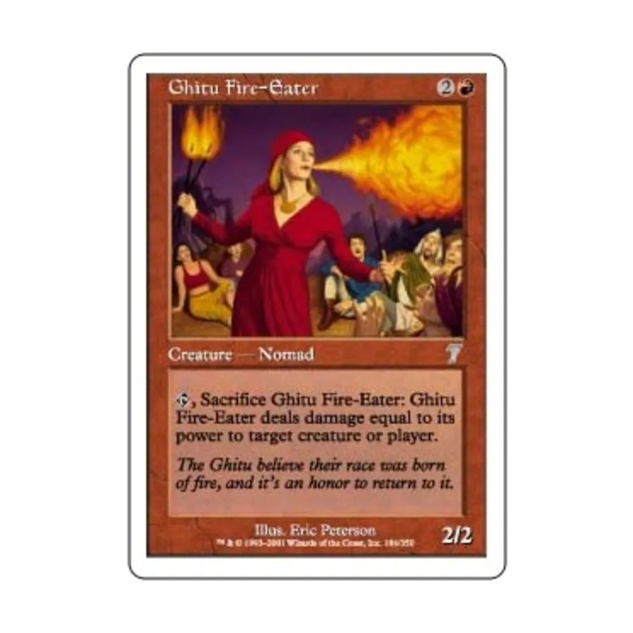 

CCG Гиту Пожиратель огня (U), MTG - 7th Edition